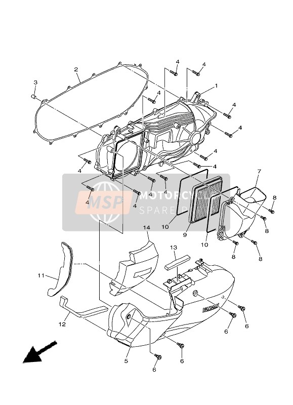 CRANKCASE COVER 1